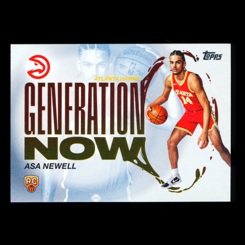 Asa Newell RC 2025-26 Topps Generation Now Rookie Hawks