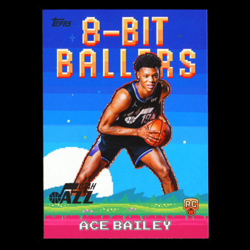 Ace Bailey RC 2025-26 Topps 8-Bit Ballers Rookie Jazz