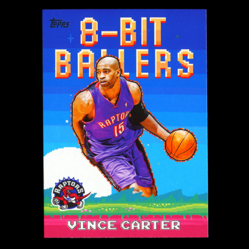 Vince Carter 2025-26 Topps 8-Bit Ballers Raptors