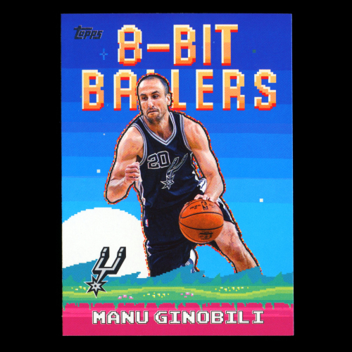 Manu Ginobili 2025-26 Topps 8-Bit Ballers Spurs
