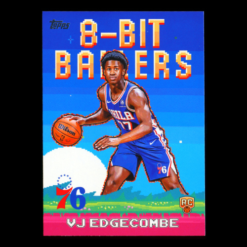 VJ Edgecombe RC 2025-26 Topps 8-Bit Ballers Rookie 76ers