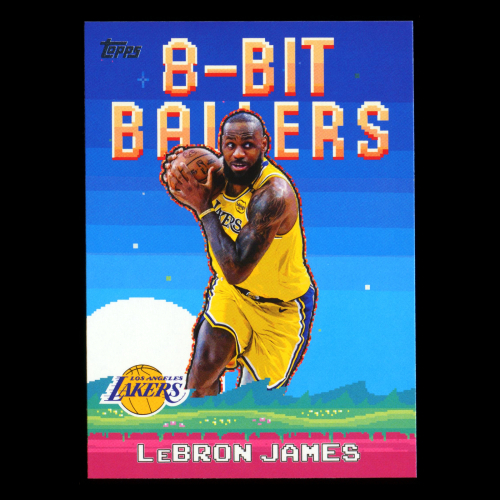 LeBron James 2025-26 Topps 8-Bit Ballers Lakers
