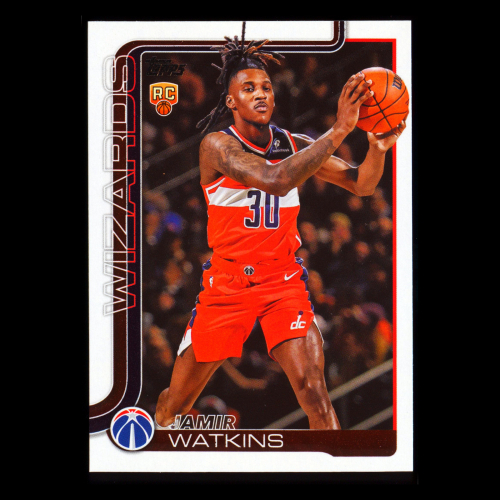 Jamir Watkins RC 2025-26 Topps Rookie Wizards