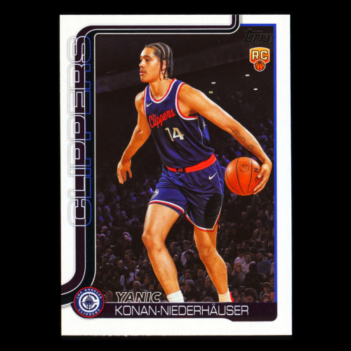 Yanic Konan-Niederhuser RC 2025-26 Topps Rookie Clippers