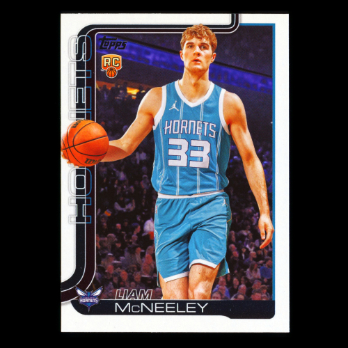 Liam McNeeley RC 2025-26 Topps Rookie Hornets