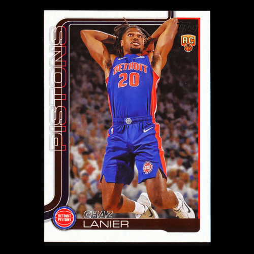 Chaz Lanier RC 2025-26 Topps Rookie Pistons