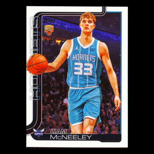 Liam McNeeley RC 2025-26 Topps Rookie Hornets
