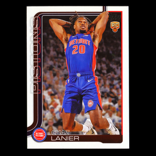 Chaz Lanier RC 2025-26 Topps Rookie Pistons