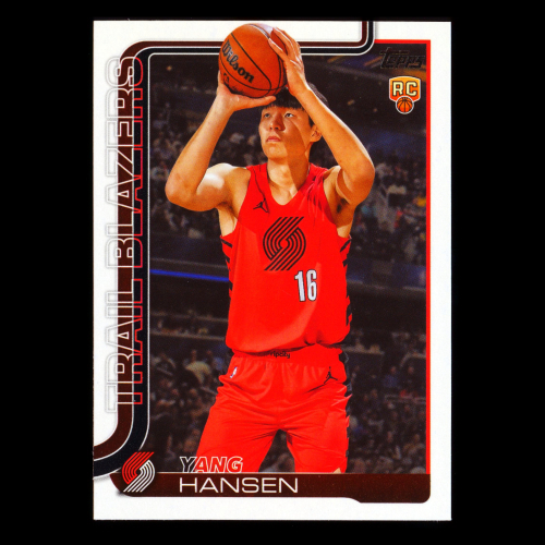 Yang Hansen RC 2025-26 Topps Rookie Trail Blazers