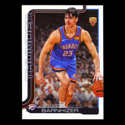 Brooks Barnhizer RC 2025-26 Topps Rookie Thunder