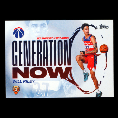Will Riley RC 2025-26 Topps Rookie Wizards
