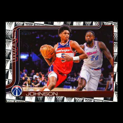 AJ Johnson 2025-26 Topps Season Tip Off Wizards