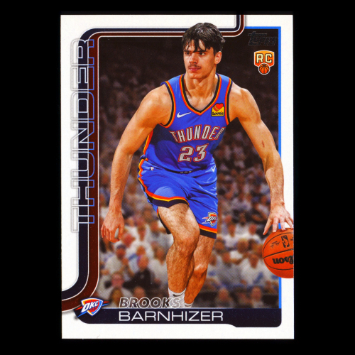 Brooks Barnhizer RC 2025-26 Topps Rookie Thunder