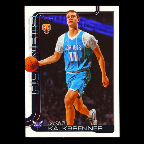 Ryan Kalkbrenner RC 2025-26 Topps Rookie Hornets