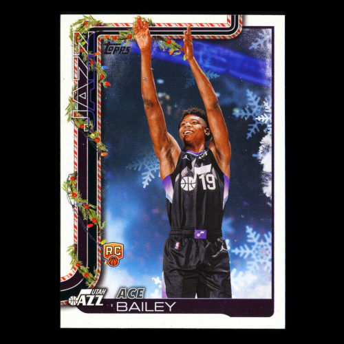 Ace Bailey RC 2025-26 Topps Holiday Rookie Jazz