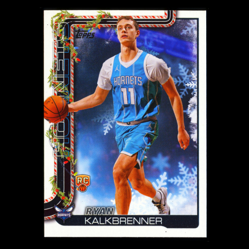 Ryan Kalkbrenner RC 2025-26 Topps Holiday Rookie Hornets
