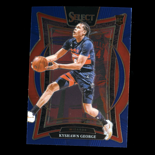 Kyshawn George RC 2024-25 Select Blue Rookie Wizards