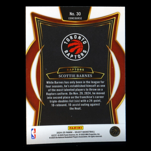 Scottie Barnes 2024-25 Select Blue Raptors