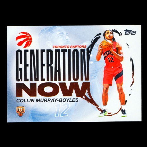Collin Murray-Boyles RC 2025-26 Topps Generation Now Rookie Raptors