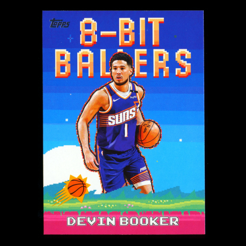 Devin Booker 2025-26 Topps 8-Bit Ballers Suns