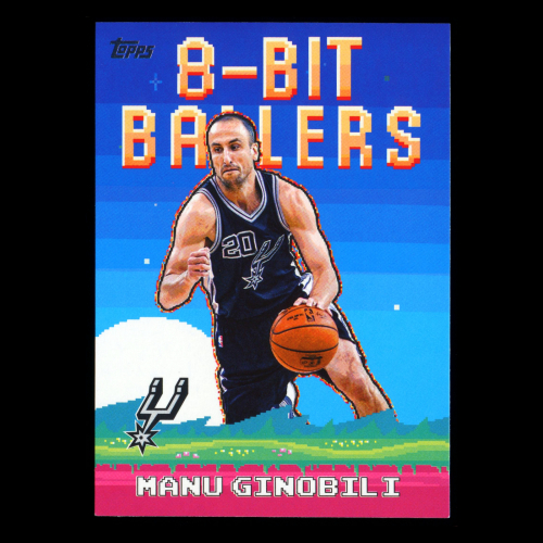 Manu Ginobili 2025-26 Topps 8-Bit Ballers Spurs