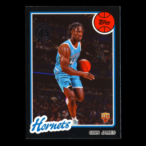 Sion James RC 2025-26 Topps '80-81 Topps Retro Rookie Hornets