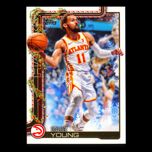 Trae Young 2025-26 Topps Holiday Hawks