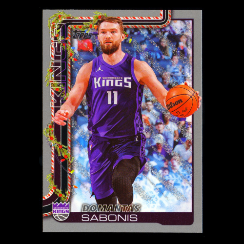 Domantas Sabonis 2025-26 Topps Holiday Glitter Holiday Kings