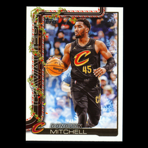 Donovan Mitchell 2025-26 Topps Holiday Back Variations Cavaliers