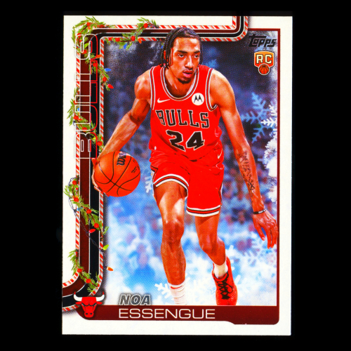 Noa Essengue RC 2025-26 Topps Holiday Rookie Bulls