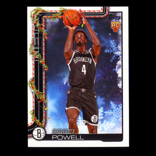 Drake Powell RC 2025-26 Topps Holiday Rookie Nets