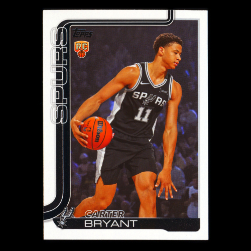 Carter Bryant RC 2025-26 Topps Rookie Spurs