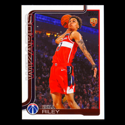 Will Riley RC 2025-26 Topps Rookie Wizards