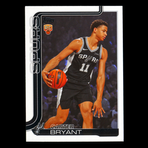 Carter Bryant RC 2025-26 Topps Rookie Spurs