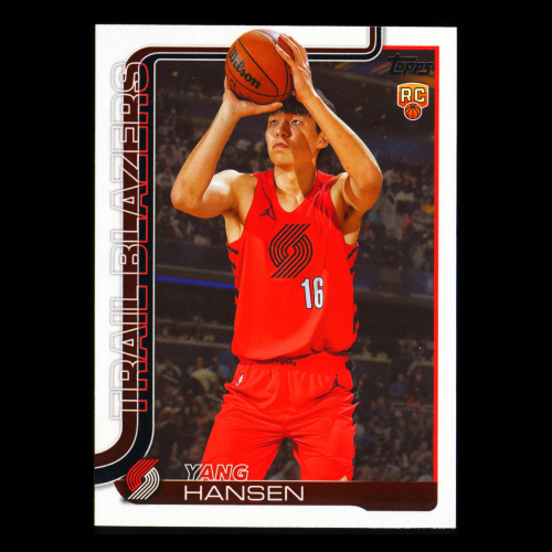 Yang Hansen RC 2025-26 Topps Rookie Trail Blazers