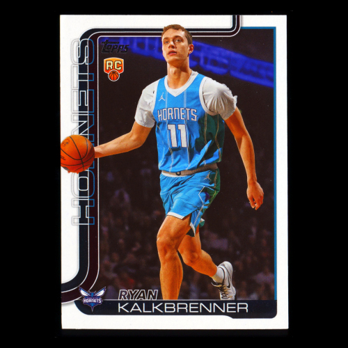 Ryan Kalkbrenner RC 2025-26 Topps Rookie Hornets