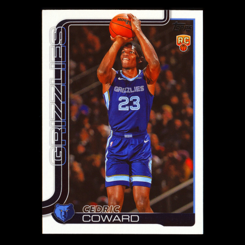 Cedric Coward RC 2025-26 Topps Rookie Grizzlies