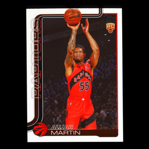 Alijah Martin RC 2025-26 Topps Rookie Raptors