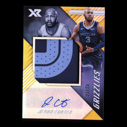 Jevon Carter RC 2018-19 XR Jumbo Swatch Autographs Grizzlies - Magic 21/25