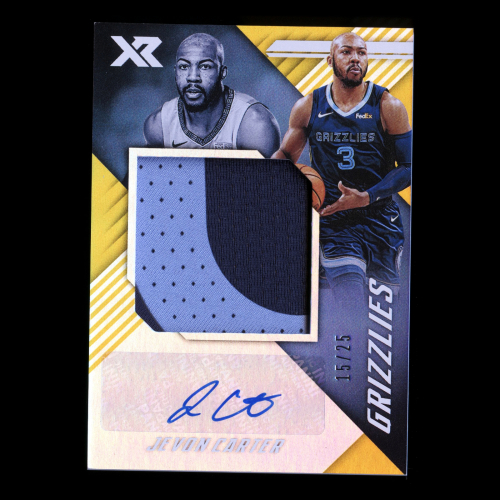 Jevon Carter RC 2018-19 XR Jumbo Swatch Autographs Grizzlies - Magic 15/25