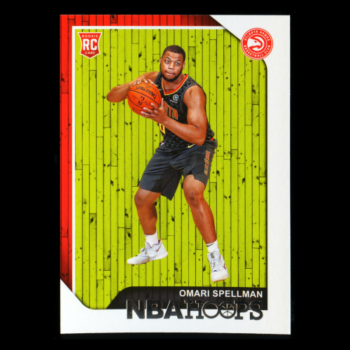 Omari Spellman RC 2018-19 Panini NBA Hoops Rookie Hawks