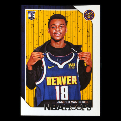 Jarred Vanderbilt RC 2018-19 Panini NBA Hoops Rookie Nuggets