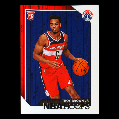 Troy Brown Jr. RC 2018-19 Panini NBA Hoops Rookie Wizards