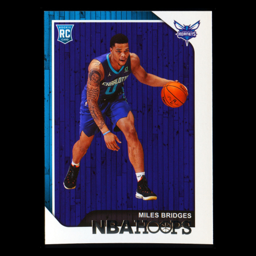 Miles Bridges RC 2018-19 Panini NBA Hoops Rookie Hornets
