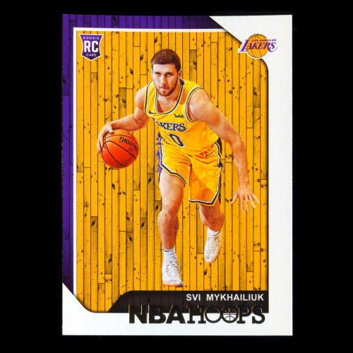 Svi Mykhailiuk RC 2018-19 Panini NBA Hoops Rookie Lakers