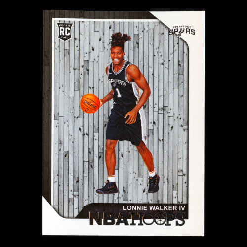 Lonnie Walker IV RC 2018-19 Panini NBA Hoops Rookie Spurs