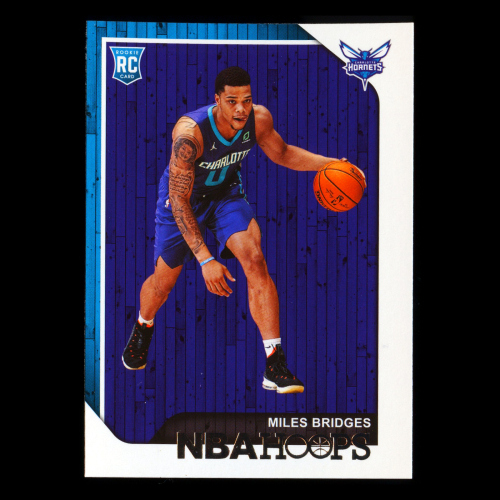 Miles Bridges RC 2018-19 Panini NBA Hoops Rookie Hornets