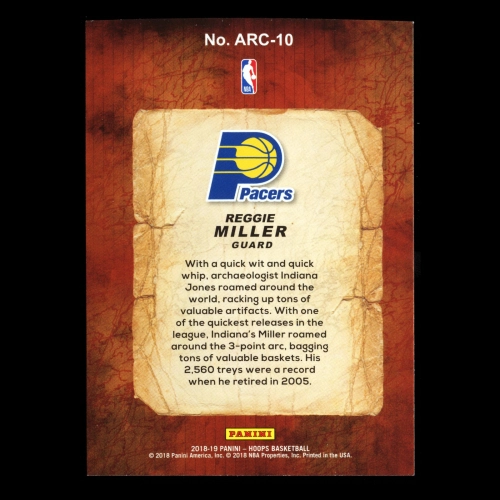 Reggie Miller 2018-19 Hoops ARCeologists Pacers
