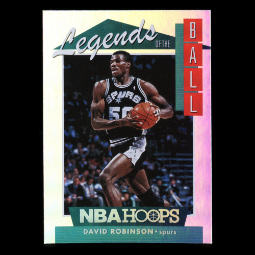 David Robinson 2018-19 Hoops Legends of the Ball Spurs