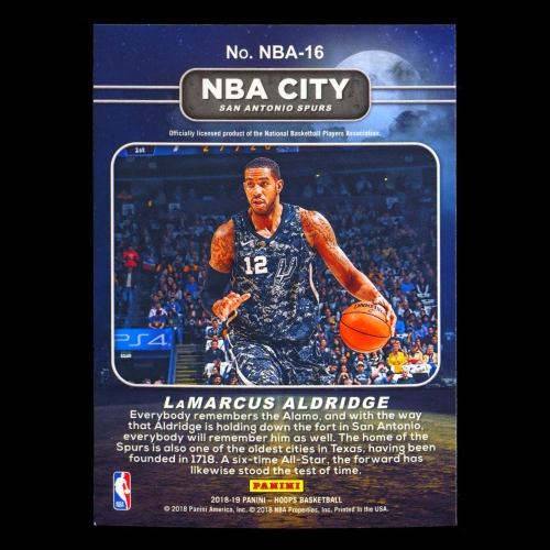 LaMarcus Aldridge 2018-19 Hoops NBA City Spurs